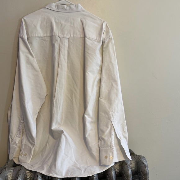 Vintage Men's Pendleton Long Sleeve Button Up Shirt XL Beige 100% Cotton Staples - Picture 4 of 4